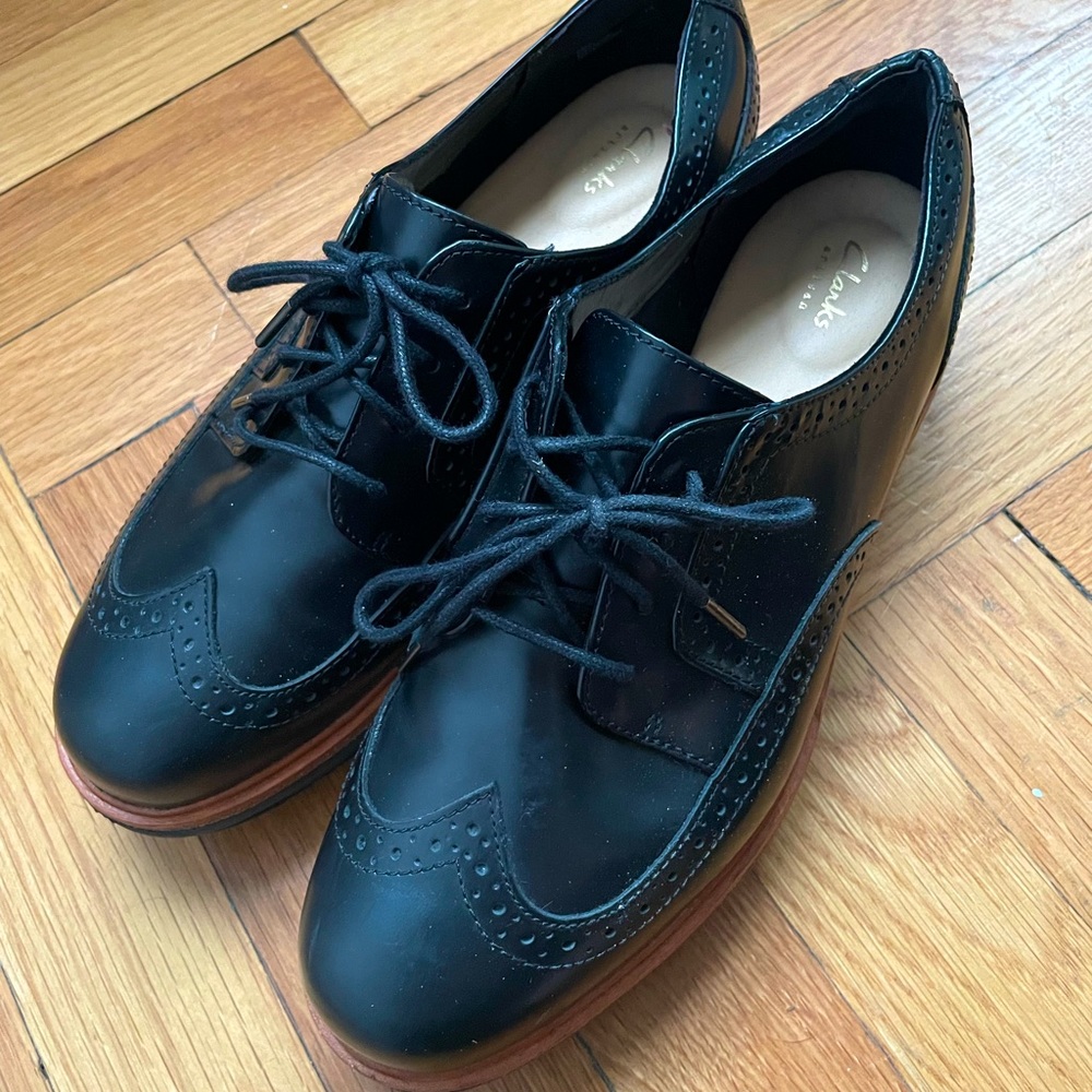 Clarks flat dress loafers good condition
